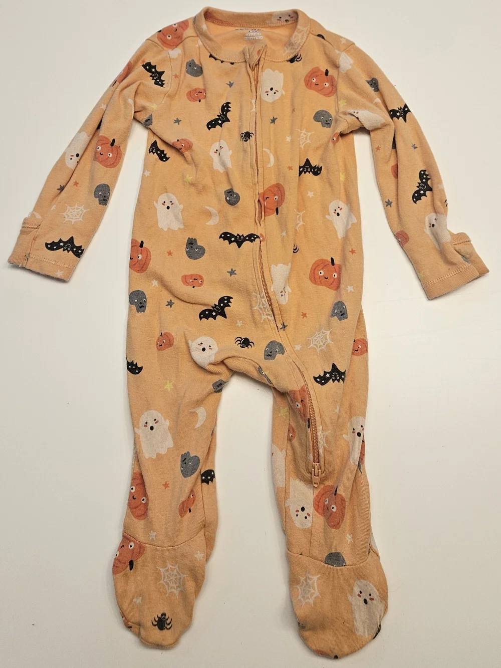 Old Navy Halloween 2-Way Zipper Footed Baby Bodysuit